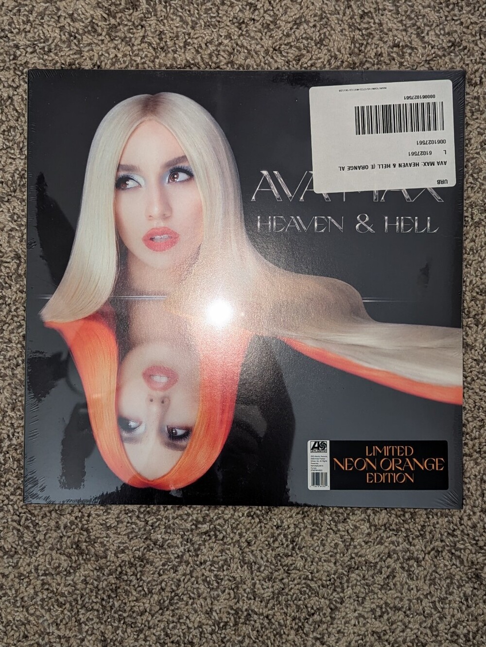 Ava Max Vinyl Heaven & Hell Limited Neon Orange Edition